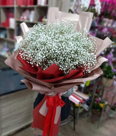 Букет цветов из: Гипсофила в Брюховецкой