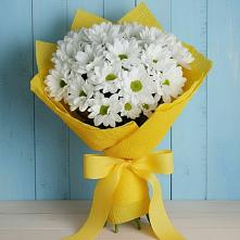 Букет цветов из:  Хризантемы #REPLACE_PRED# Брюховецкой