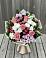 Букет цветов из: Альстромерии, Гвоздики, Розы и Хризантемы в Брюховецкой
