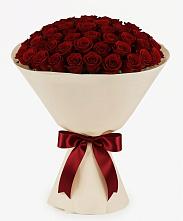 Букет 101 Бордовая роза Блэк Бакарра в Брюховецкой