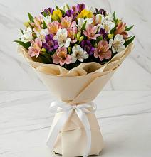 Букет цветов из:  Альстромерии в Брюховецкой