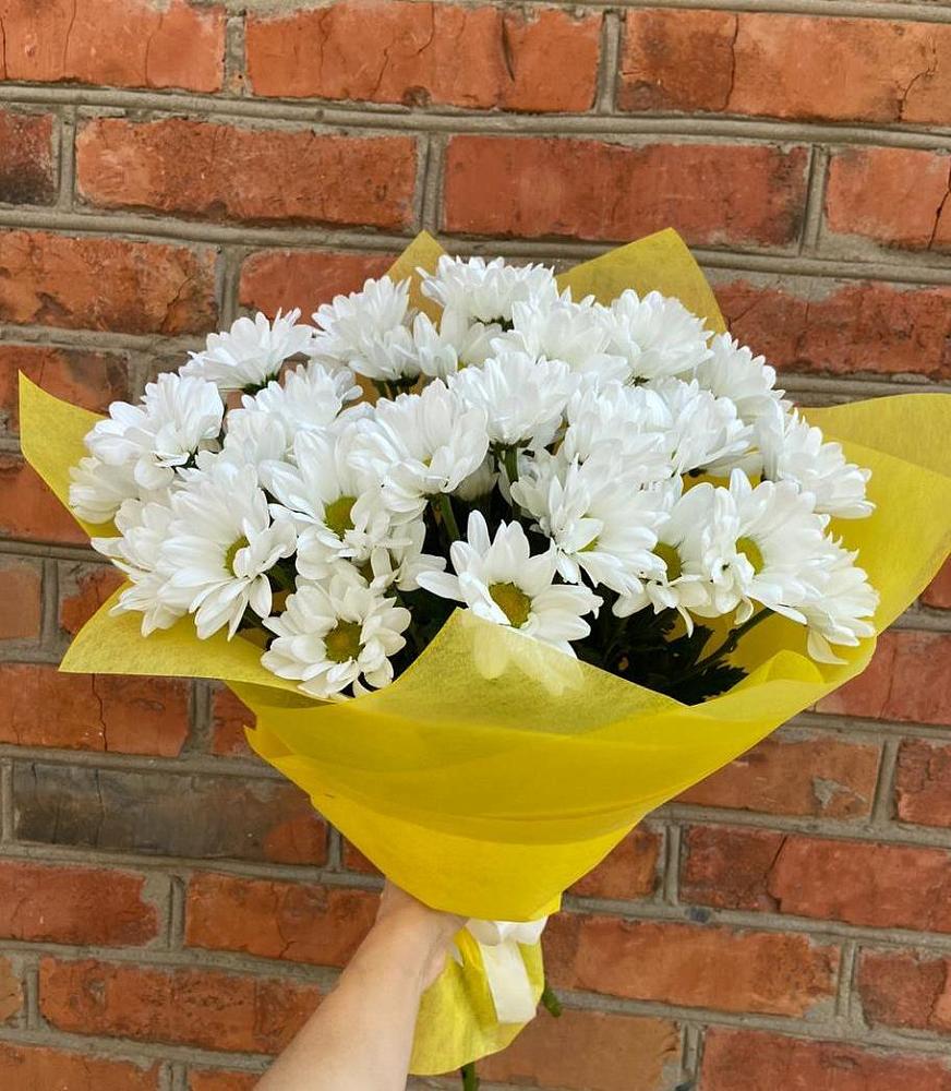 Букет Застенчивые лепестки в Брюховецкой Букет цветов из: Хризантемы в Брюховецкой