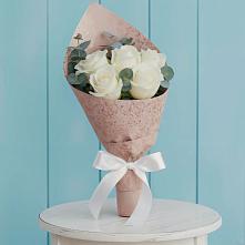 Букет контраст в Брюховецкой Букет цветов из:  Розы в Брюховецкой