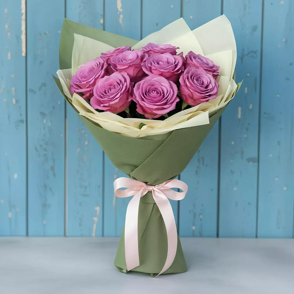 Букет Розы Фёрст Леди в Брюховецкой