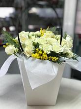 Цветочная композиция из Розы  в Брюховецкой