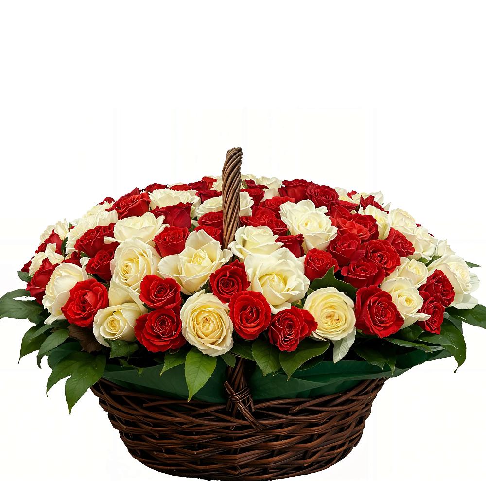 Премиум букет из: Розы в Брюховецкой