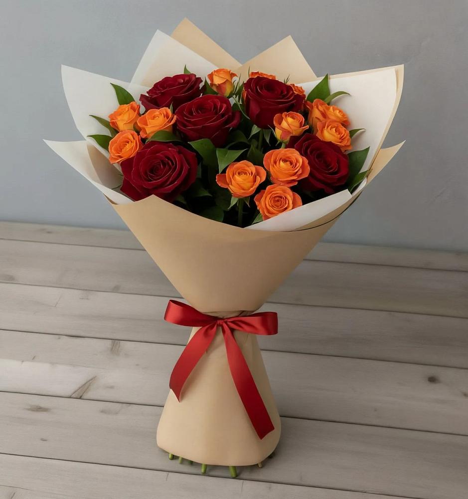 Букет Любовь и восторг в Брюховецкой